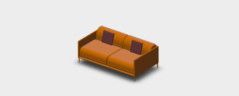 Download BIm model rfa Milano Bedding Marsalis 160