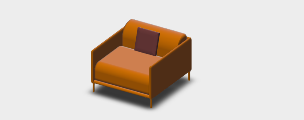 Download BIM model rfa Milano Bedding Marsalis POL101