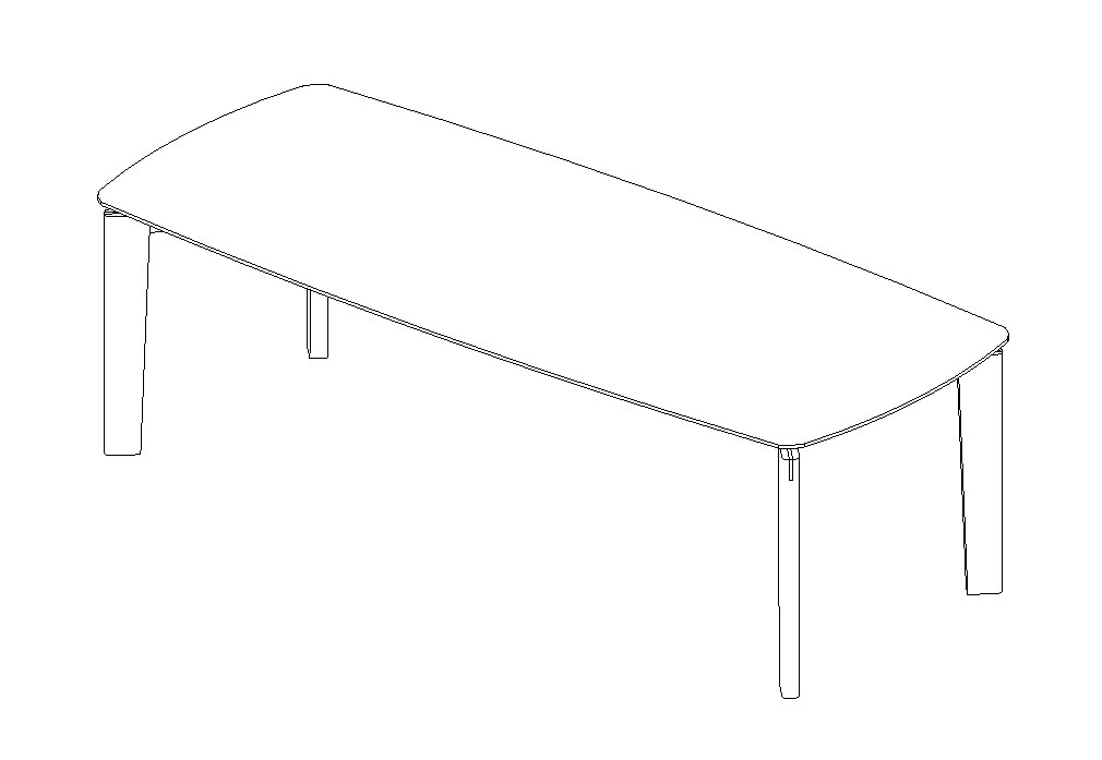 Download BIM ifc model Oskar Table TO245E