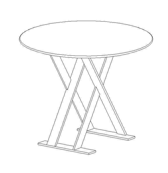 Download BIM rfa model Pathos Table SMT8P