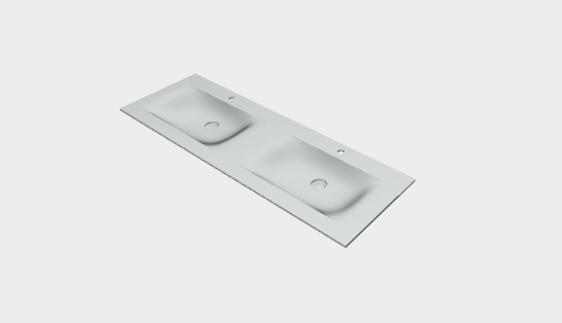 Download dwg CAD model Klinio Washbasin BT1602P L41 