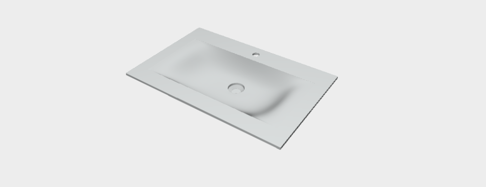Download 3dm model Iks Klinio Washbasin BT80 L41