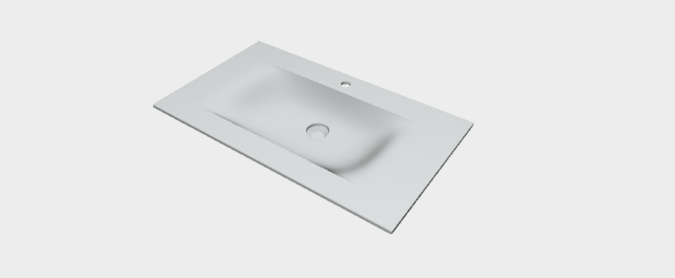 Download 3ds model Iks Klinio Washbasin BT90 L41