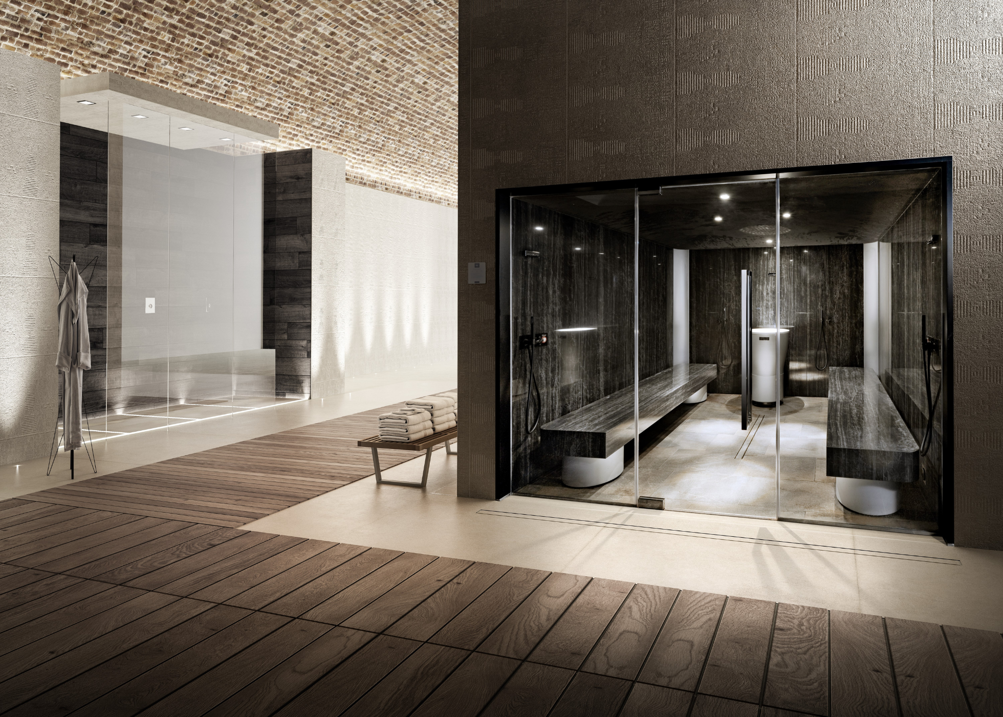 Starpool steam bath from the Glamour Collection to eliminate skin impurities