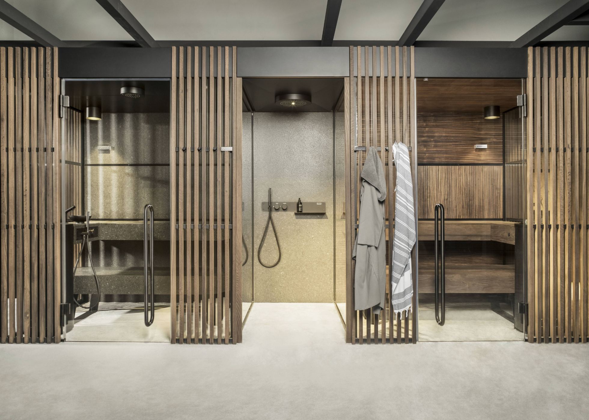 Shade Collection, the Starpool solution for private wellness at home with Finnish sauna, steam room and shower