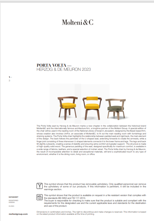 Download Technical Information Porta Volta IT 