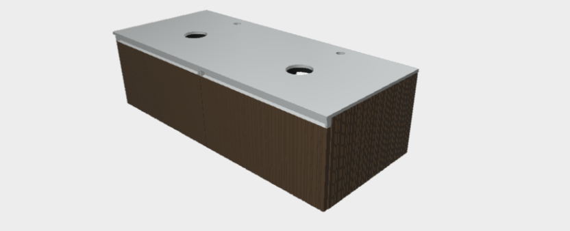 Download stp model StiloH Washbasin base Units PBH5360CA+PBH5360CA
