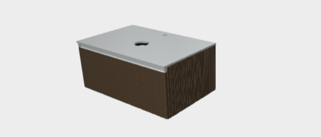 Download dwg CAD model StiloH Countertop Washbasin Base Units PBH5380CA