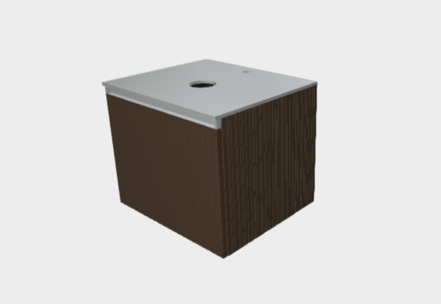 Download 3dm model StiloH Countertop Washbasin Units PBH5560DA