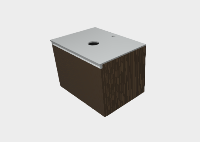 Download 3dm model StiloH Countertop Wahbasin Base Units PBH5570DA