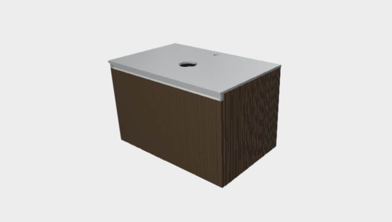 Download 3dm model StiloH Countertop Washbasin Base Units PBH5580DA