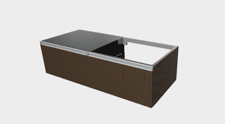 Download stp model Stilo H Washbasin Base MBH5360C+PBH5360C