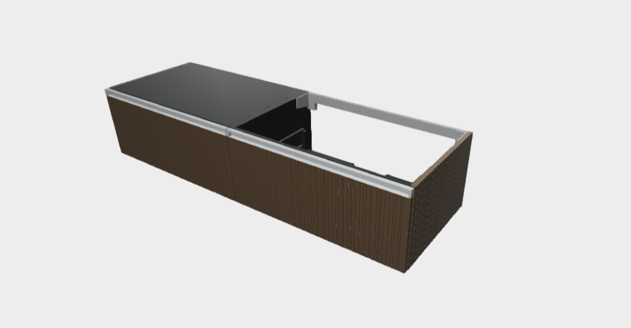 Download 3dm model StiloH Washbasin Base MBH5380C+PBH5380C