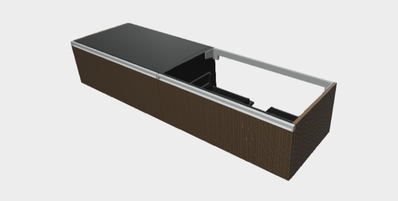 Download stp model StiloH Washbasin Base MBH5390C+PBH5390C