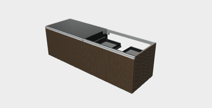 Download 3dm model StiloH Washbasin Base MBH5580D+PBH5580D
