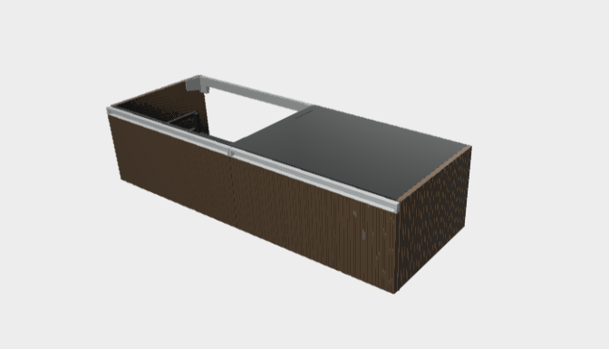 Download 3dm model StiloH Washbasin Base PBH5370C+MBH5370C