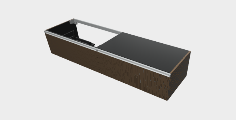Download stp model StiloH Washbasin Base PBH5390C+MBH5390C