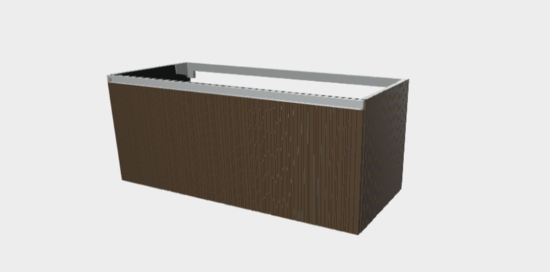 Download 3dm model StiloH Washbasin base PBH55120D DX