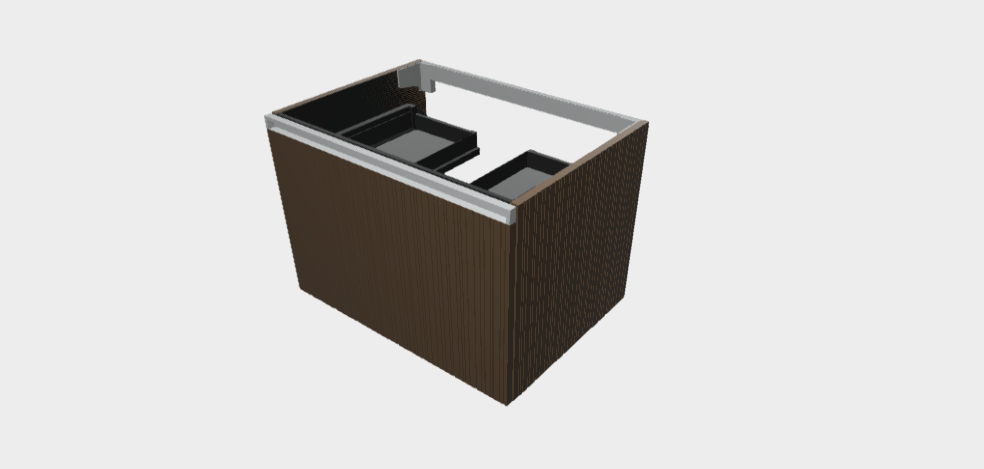 Download 3ds model StiloH Washbasin Base PBH5570D
