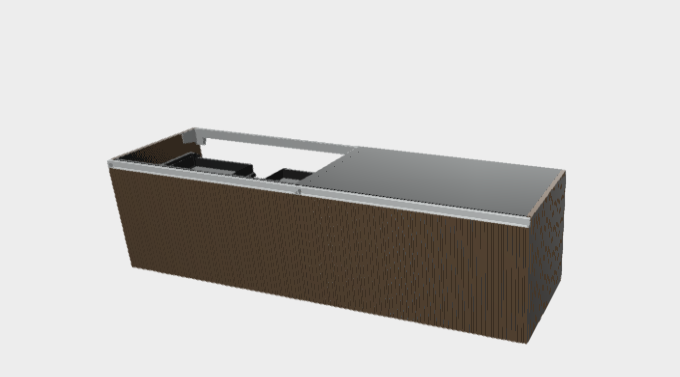 Download 3dm model StiloH Washbasin base PBH5590D+MBH5590D