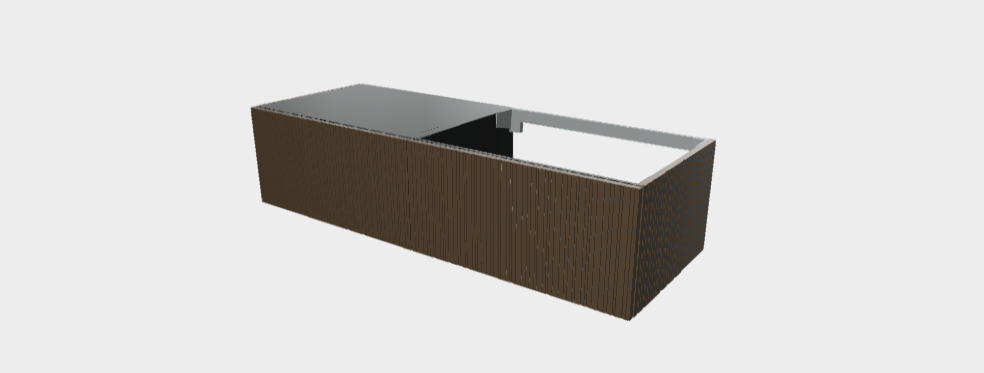Download dwg CAD model StiloP Washbasin Base MB5370C+PB5370C