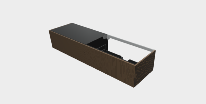Download dwg CAD model StiloP Washbasin Base MB5390C+PB5390C