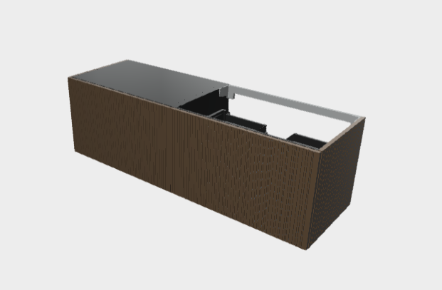 Download dwg CAD model StiloP Washbasin Base MB5580D+PB5580D