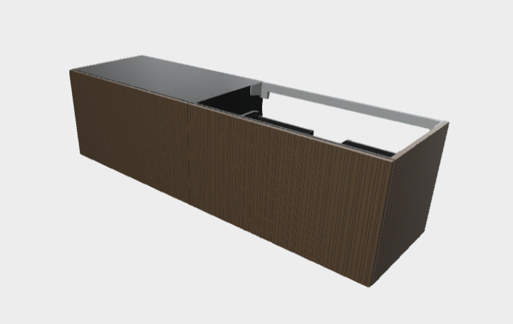 Download dwg CAD model StiloP Washbasin Base MB5590D+PB5590D