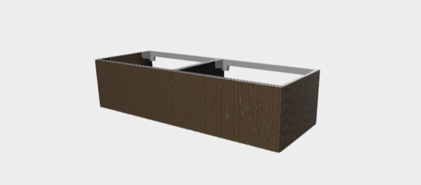 Download dwg CAD model StiloP Washbasin Base PB5370C+PB5370C