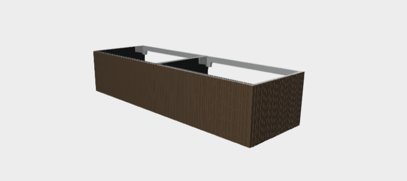 Download 3dm model StiloP Washbasin Base PB5380C+PB5380C
