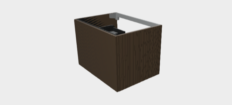 Download 3ds model StiloP Washbasin Base PB5570D