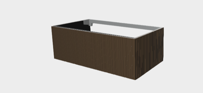 Download 3dm model StiloP Washbasin Base PB53100C
