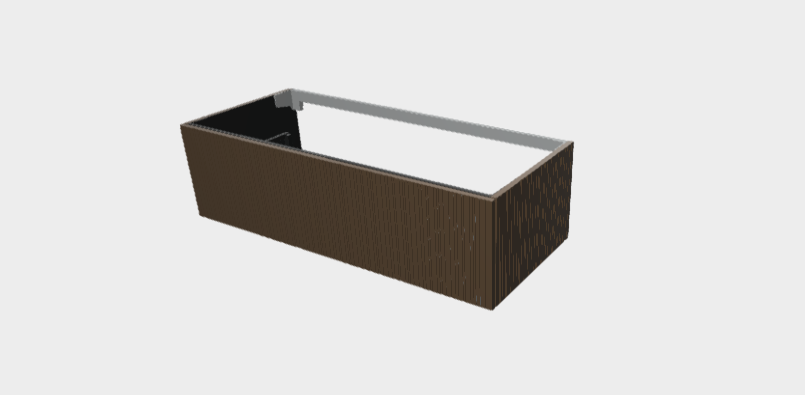 Download stp model StiloP Washbasin Base PB53120C SX