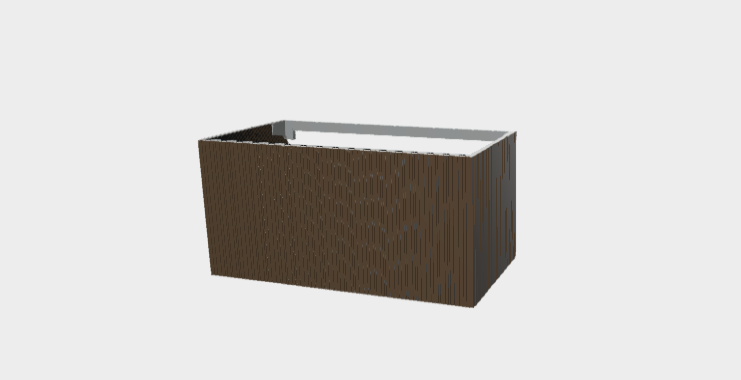 Download stp model StiloP Washbasin Base PB55100D