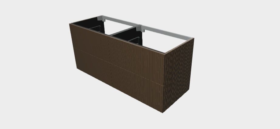 Download dwg CAD model StiloP Washbasin Base PB5670C+PB5670C