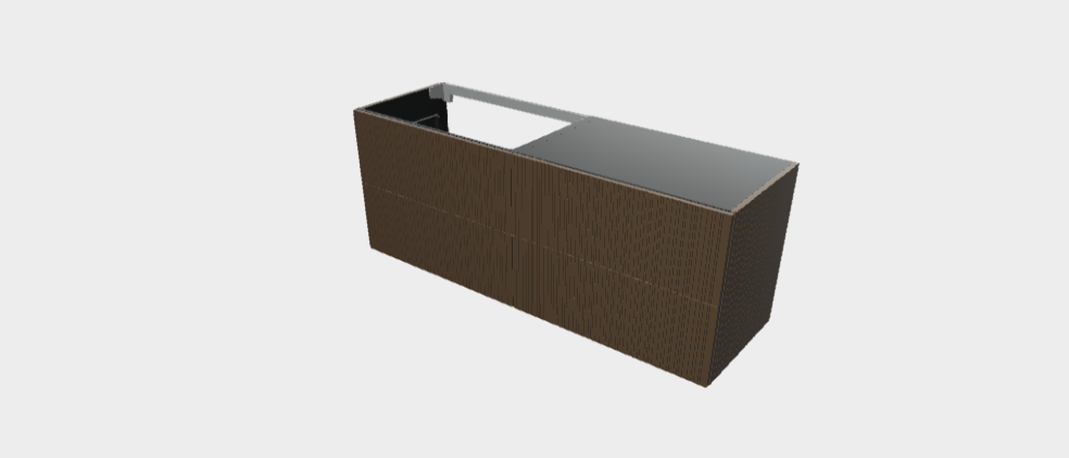 Download dwg CAD model StiloP Washbasin Base PB5680C+MB5680C