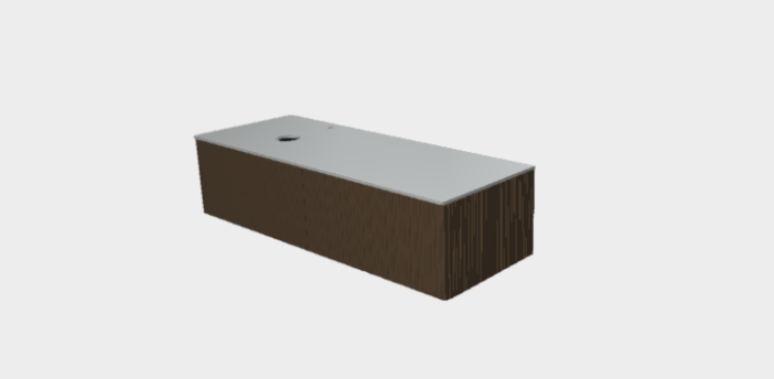 Download stp Model StiloP Countertop Basin Base PB5370CA+MB5370C