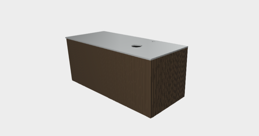 Download 3dm model StiloP COuntertop Basin Base PB55120DA DX