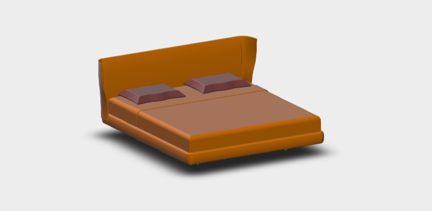 Download dwg CAD model Alys10 Bed LAL193