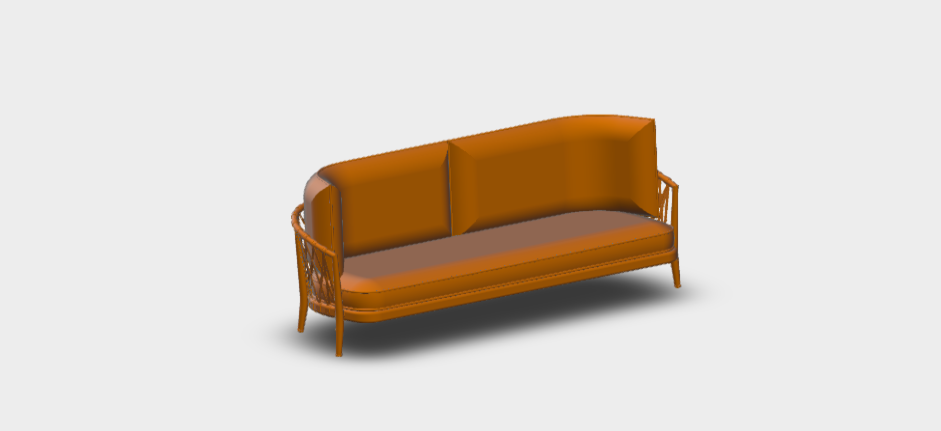 Download BIM Ifc model Erica19 Outdoor Sofa 7NE216