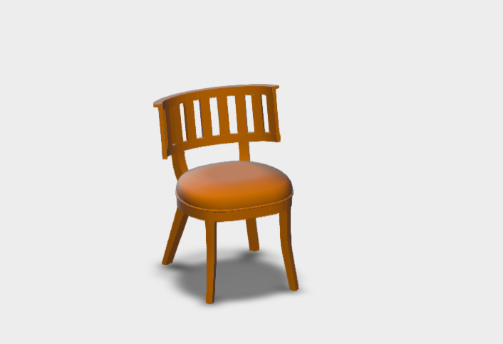 Download dwg CAD model Cleide Chair CE55S