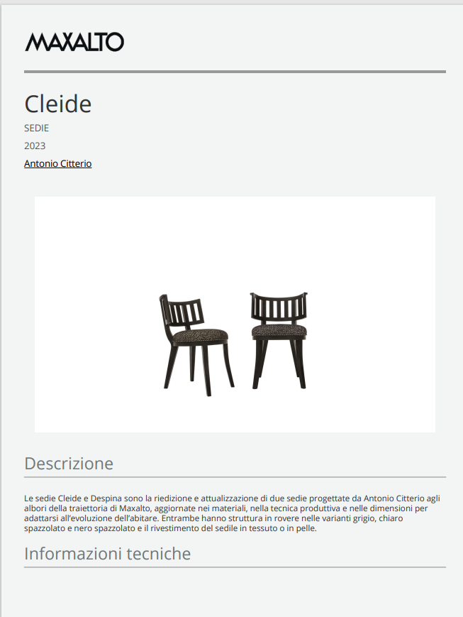 Download technical information Cleide IT 