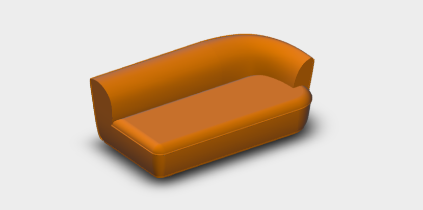 Download BIM ifc model Lilum Sofa LIL175D