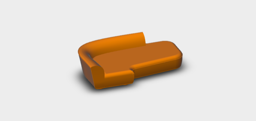 Download sketchup model Lilum Sofa LIL225LD