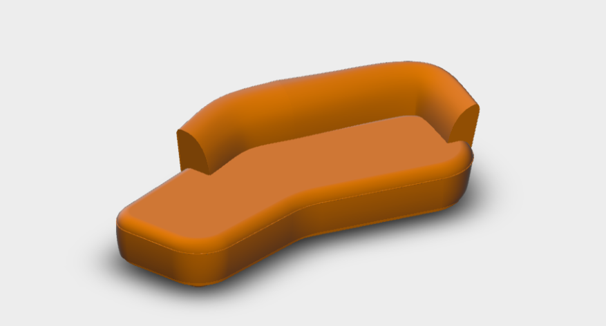 Download BIM ifc model Lilum Sofa LIL235D