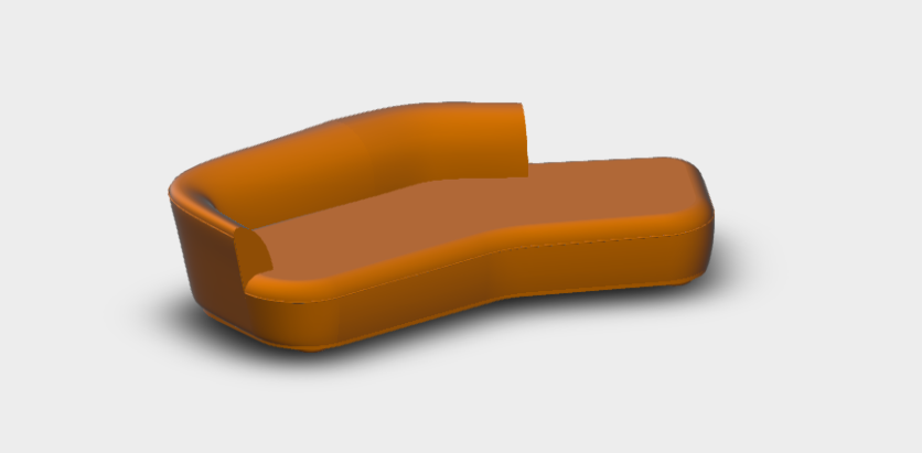 Download BIM ifc model Lilum Sofa LIL235S