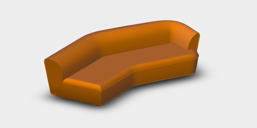 Download bIM ifc model Lilum Sofa LIL240TD 