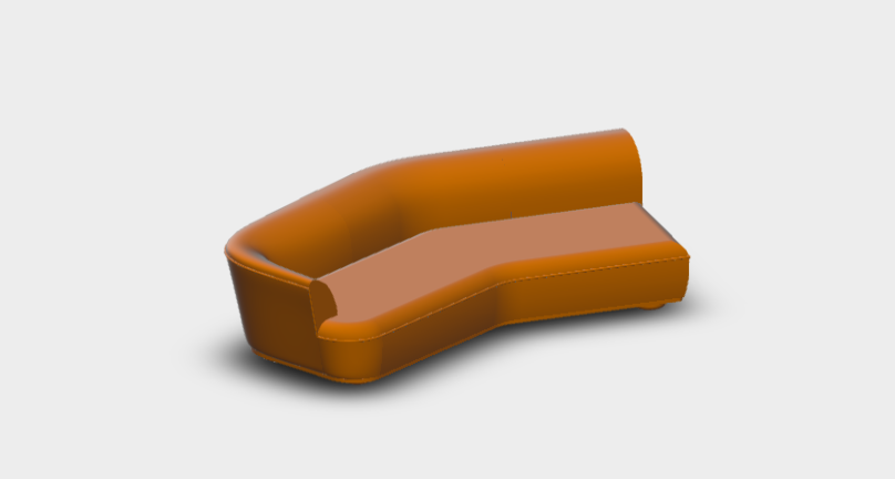 Download sketchup model Lilum Sofa LIL240TS