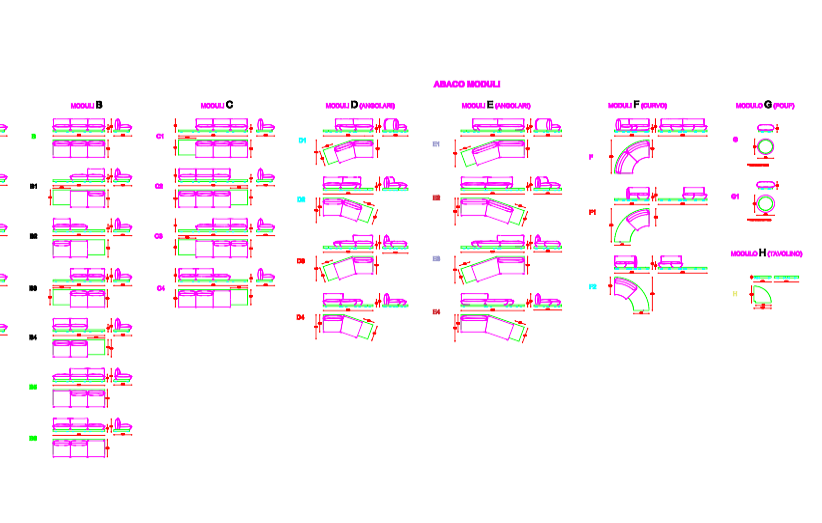 Downlaod dwg CAD model 2D File Baxter Aura