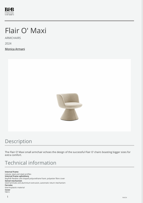 Download Technical Information Flair O Maxi EN 